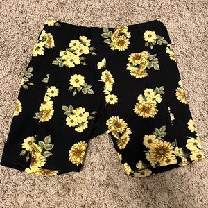Flower Bike Shorts
